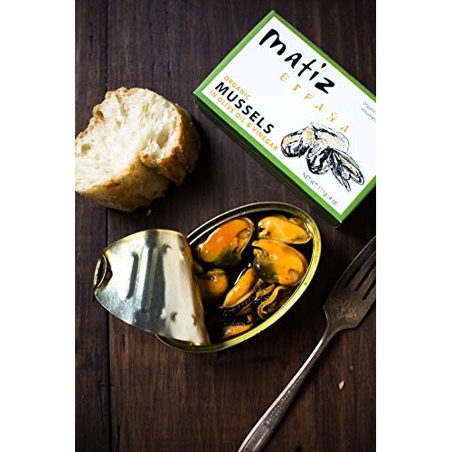 Matiz Espana Organic Mussels In Extra Virgin Olive Oil And Apple