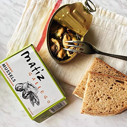 Matiz Espana Organic Mussels In Extra Virgin Olive Oil And Apple