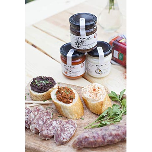 Matiz España Black Olive Spread, 6.5 ounces, Natural Authentic S...