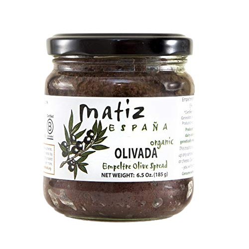 Matiz España Black Olive Spread, 6.5 ounces, Natural Authentic S...