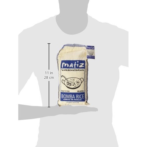 Matiz España Bomba Paella Rice From Spain 2.2 Lbs. Firm, Natur