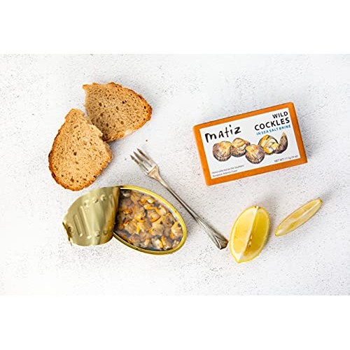 Matiz España Wild Cockles From Galicia, Spain In Natural Sea Sal