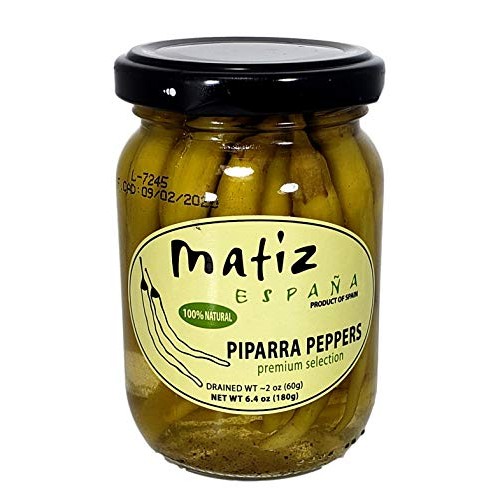 Matiz Piparras, Basque Guindilla Peppers 6.4 Oz. Spanish Green