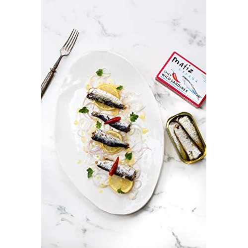 Matiz Spicy Wild Spanish Sardines In Olive Oil And Piri Piri Pep