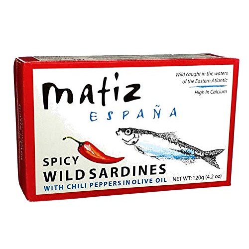 Matiz Spicy Wild Spanish Sardines In Olive Oil And Piri Piri Pep