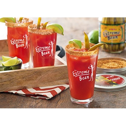 The Extreme Bean - Hot &Amp; Spicy, Pickled Green Beans. 33 Oz 3 Pack