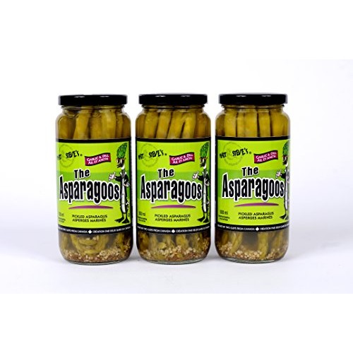 The Asparagoos - Garlic &Amp; Dill, Pickled Asparagus, 16.9 Oz 3 Pack