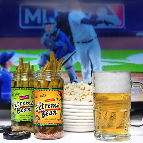 The Extreme Bean - Garlic &Amp; Dill, Pickled Green Beans. 16 Oz 3