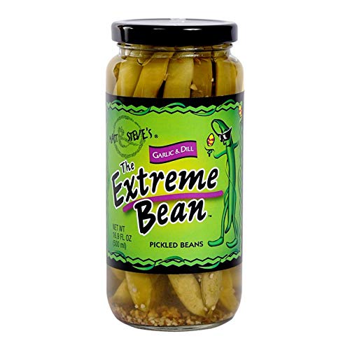 The Extreme Bean - Garlic &Amp; Dill, Pickled Green Beans. 16 Oz 3
