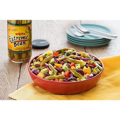 The Extreme Bean - Hot &Amp; Spicy, Pickled Green Beans. 16 Oz 3 Pack