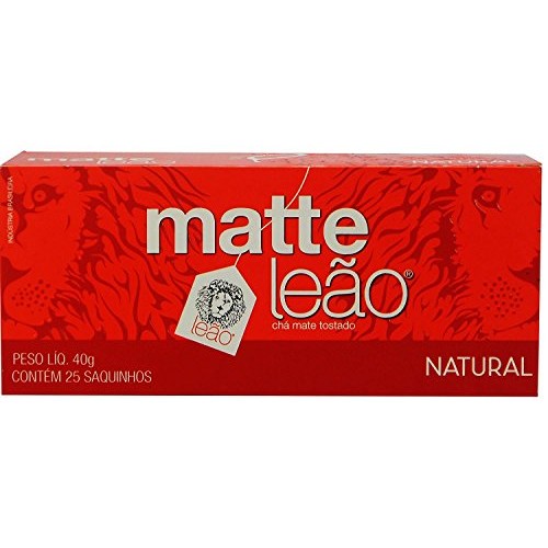 Leão - Mate Tea - 1.4 Oz 25 Tea Bags Pack Of 04 | Chá Matte