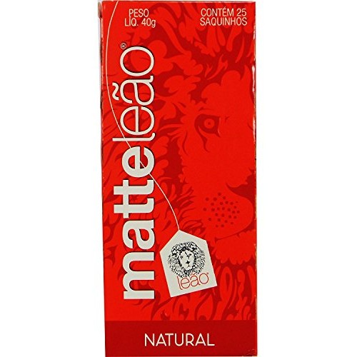 Leão - Mate Tea - 1.4 Oz 25 Tea Bags Pack Of 04 | Chá Matte