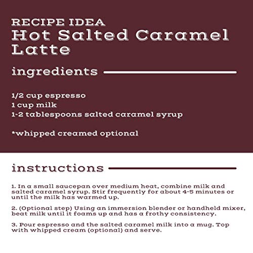 Matteos Sugar Free Coffee Flavoring Syrup, Salted Caramel, Deli