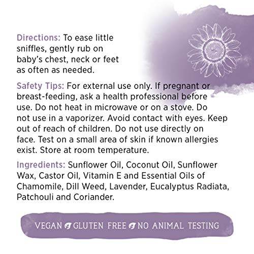 Matys All Natural Baby Chest Rub 1.5 Oz, Eases Congestion &Amp; Soo