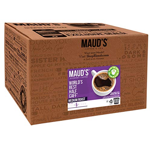 Mauds Half Caff Coffee Worlds Best Half Caff, 100Ct. Recycla