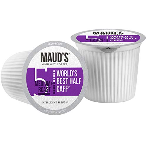 Mauds Half Caff Coffee Worlds Best Half Caff, 100Ct. Recycla