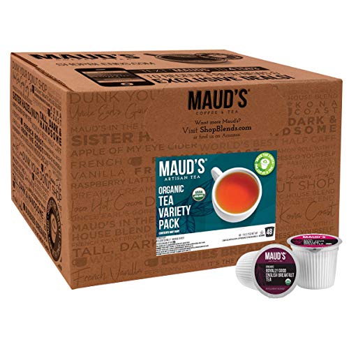 Mauds 8 Blend Organic Tea Variety Pack 48ct. Solar Energy Produ...