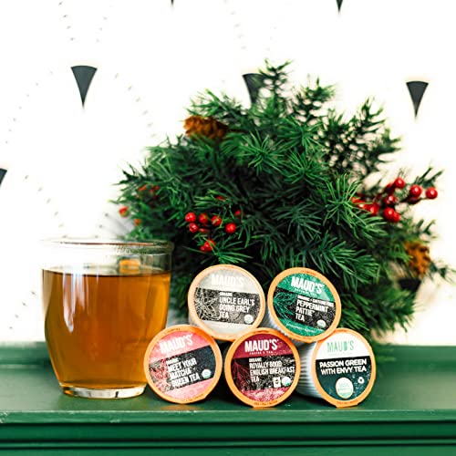 Mauds 8 Blend Organic Tea Variety Pack 48ct. Solar Energy Produ...