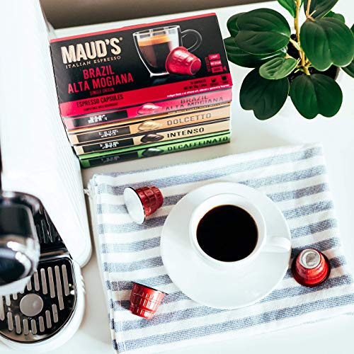 Mauds Brazil Alta Mogiana Espresso Capsules 50Ct. 100% Hand-Cra