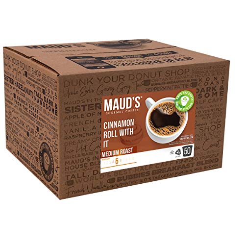 Mauds Cinnamon Roll Coffee Cinnamon Roll With It, 50Ct. Recyc