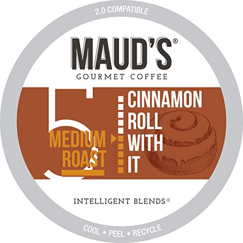 Mauds Cinnamon Roll Coffee Cinnamon Roll With It, 50Ct. Recyc