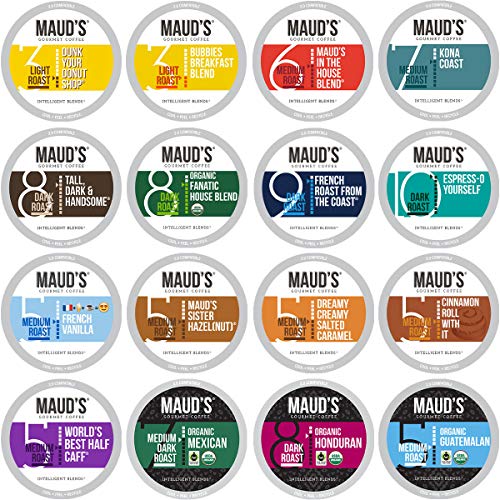 Mauds Coffee Lovers Variety Pack, 40Ct. Recyclable Single Serv