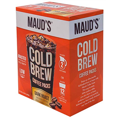 Mauds Cold Brew Coffee Filter Bags - 100% Arabica Low Acid Coff
