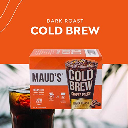 Mauds Cold Brew Coffee Filter Bags - 100% Arabica Low Acid Coff
