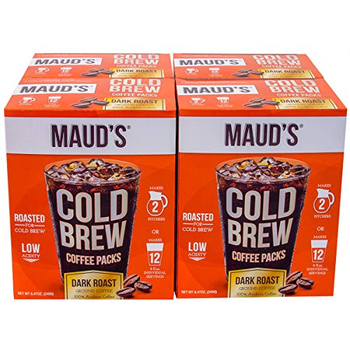 Mauds Cold Brew Coffee Filter Bags - 100% Arabica Low Acid Coff