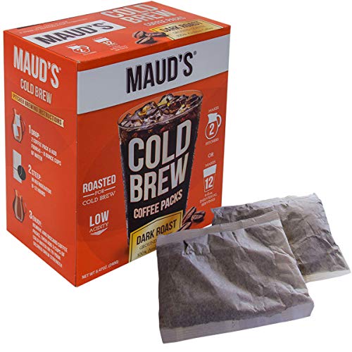 Mauds Cold Brew Coffee Filter Bags - 100% Arabica Low Acid Coff