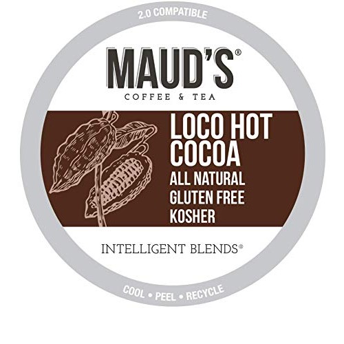 Mauds Dark Hot Chocolate Loco Hot Cocoa, 50Ct. Recyclable Sin