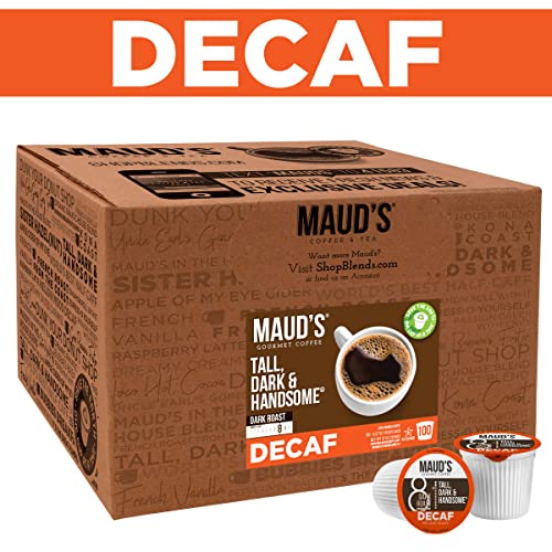 Mauds Dark Roast Decaf Coffee Decaf Tall Dark And Handsome 10