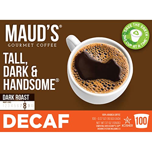 Mauds Dark Roast Decaf Coffee Decaf Tall Dark And Handsome 10