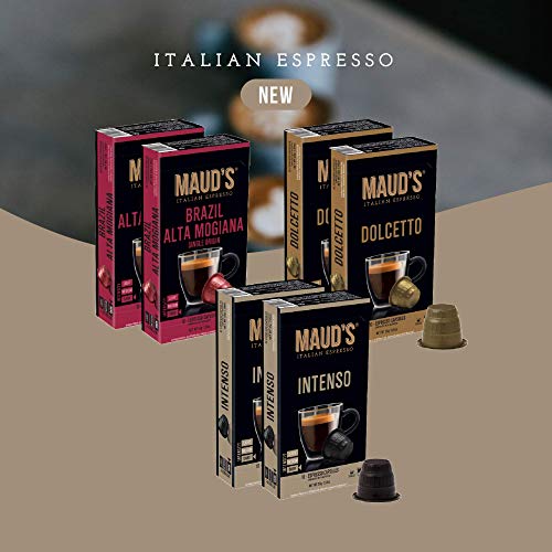 Mauds Espresso Capsules Variety Pack 60Ct., 20 Espresso Pods Of