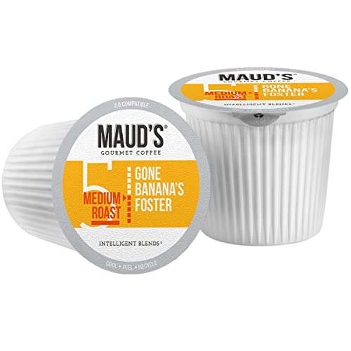 Mauds Flavored Coffee Sampler Variety Pack 6 Flavors, 24Ct. S