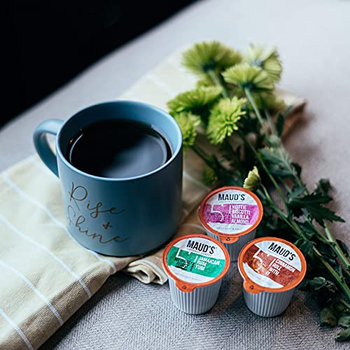 Mauds Flavored Coffee Sampler Variety Pack 6 Flavors, 24Ct. S