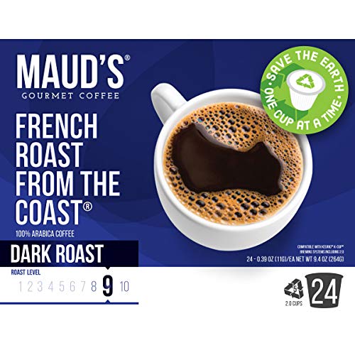 Mauds French Roast Coffee French Roast From The Coast, 24Ct.