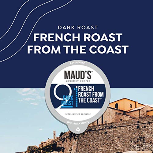 Mauds French Roast Coffee French Roast From The Coast, 24Ct.