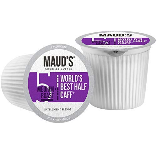 Mauds Half Caff Coffee Worlds Best Half Caff, 24Ct. Recyclab