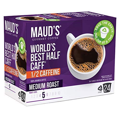 Mauds Half Caff Coffee Worlds Best Half Caff, 24Ct. Recyclab