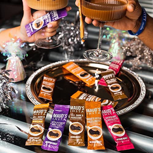 Mauds Instant Flavored Coffee Variety Pack Insta Flavored, 24...