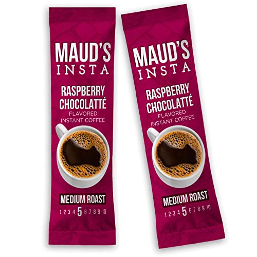 Mauds Instant Raspberry Chocolate Coffee Raspberry Choco Latte...