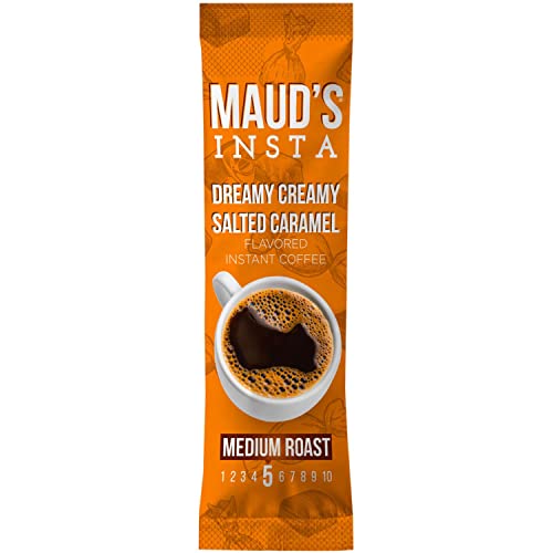 Mauds Instant Salted Caramel Coffee Dreamy Creamy, 26ct. Sola...