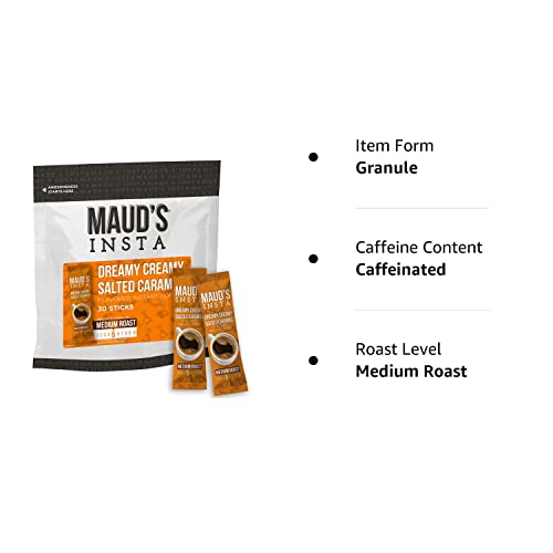 Mauds Instant Salted Caramel Coffee Dreamy Creamy, 26ct. Sola...