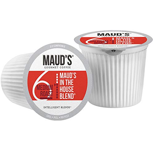 Mauds Medium Dark Roast Coffee In The House Blend, 100Ct. Rec