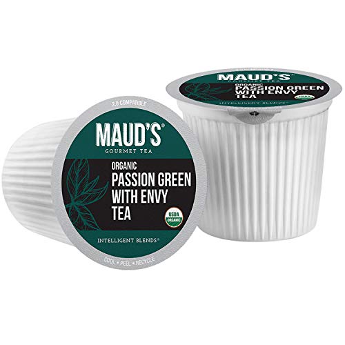 Mauds Organic Green Tea Passion Passion Green Envy Tea, 24Ct.