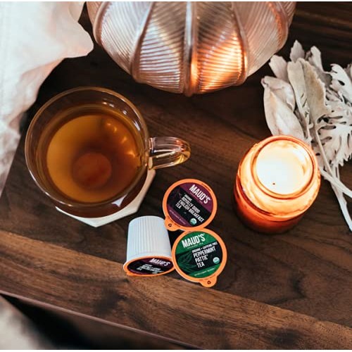 Mauds Organic Green Tea Passion Passion Green Envy Tea, 24Ct.