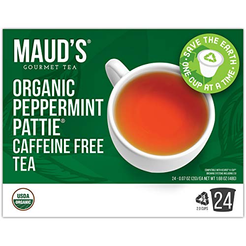 Mauds Organic Peppermint Tea Peppermint Pattie Tea, 24Ct. Rec