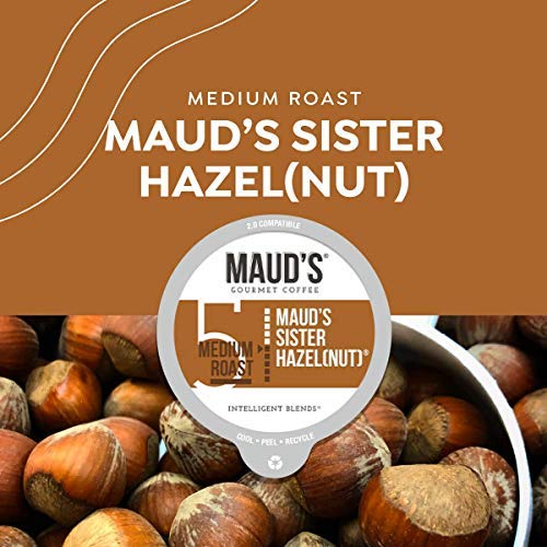 Mauds Sweet Hazelnut Coffee Sister Hazelnut, 24Ct. Recyclable