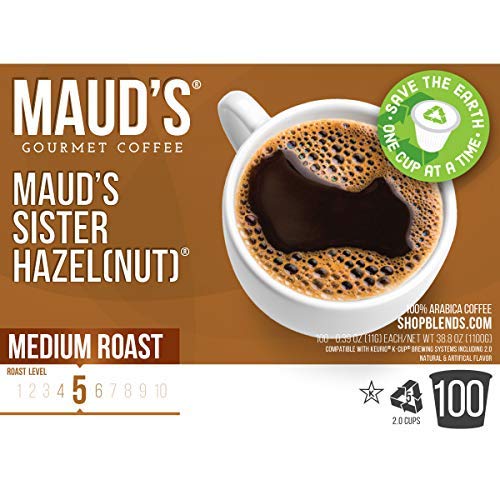 Mauds Sweet Hazelnut Coffee Sister Hazelnut, 24Ct. Recyclable